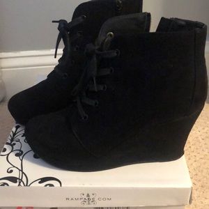 Rampage Black Suede boots
